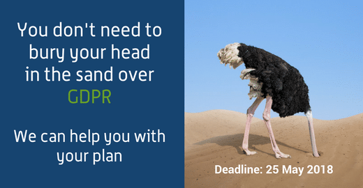 dont bury your head in the sand over gdpr