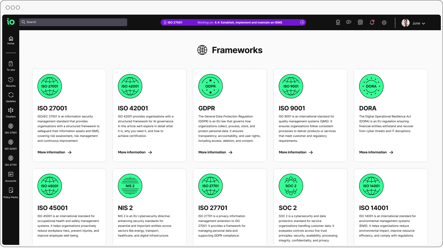 io platform frameworks