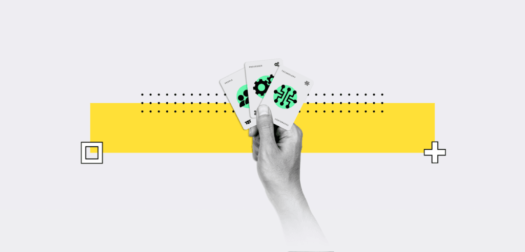 people processes technology banner