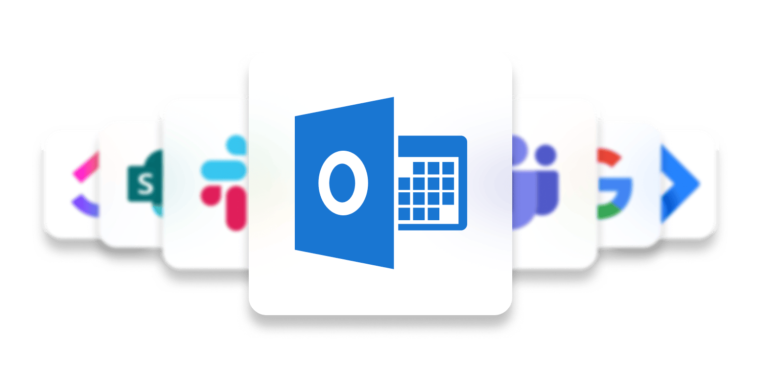 integrations header outlook calendar