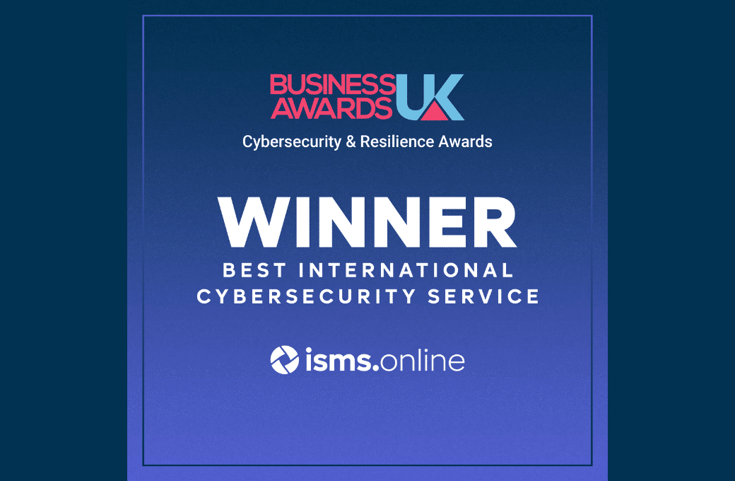 ISMS.online Wins Best International Cybersecurity Service Award