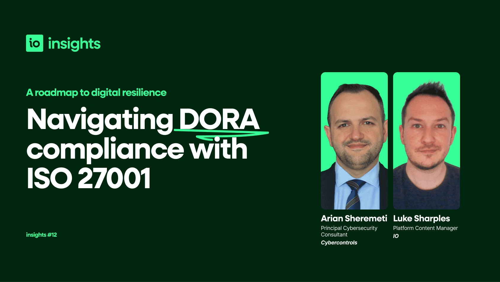 Navigating DORA Compliance with ISO 27001