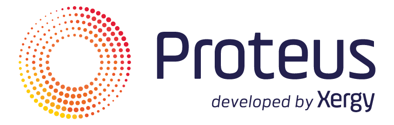 Xergy tool Proteus generates growth through ISO 27001 compliance using ISMS.online logo